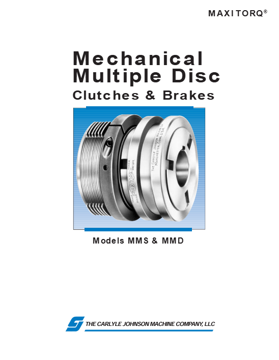 MMS MMD Brake Specification Sheet