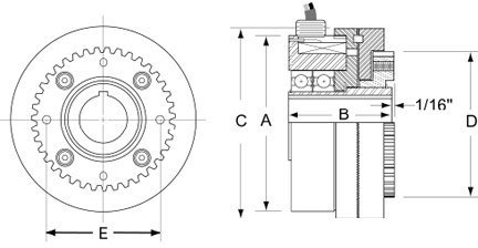 electric-jaw-clutch-dimensions